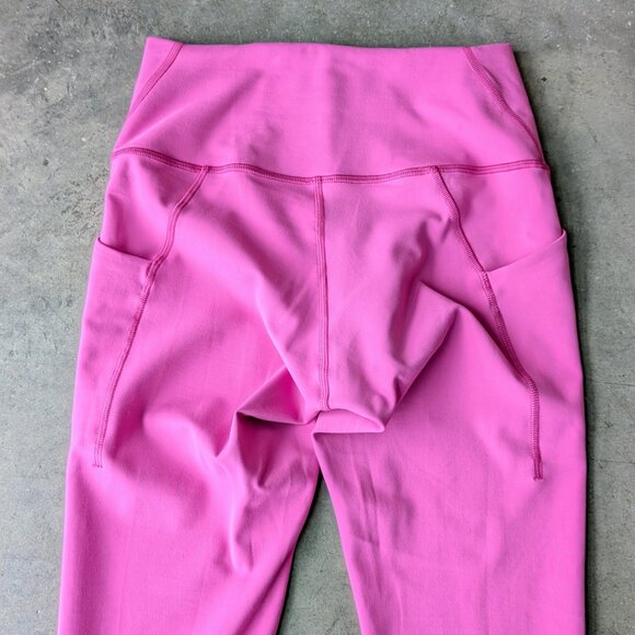 Lululemon Wunder Train High Rise Tight with Pockets 25" Moonlit Magenta size 8 - Picture 6 of 7